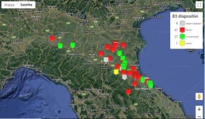 inizio dell'emergenza, sulla rete si cominciano ad accendere i primi terminali radio TETRA